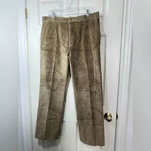 Pendleton Men's Corduroy Pants - Tan Size 38